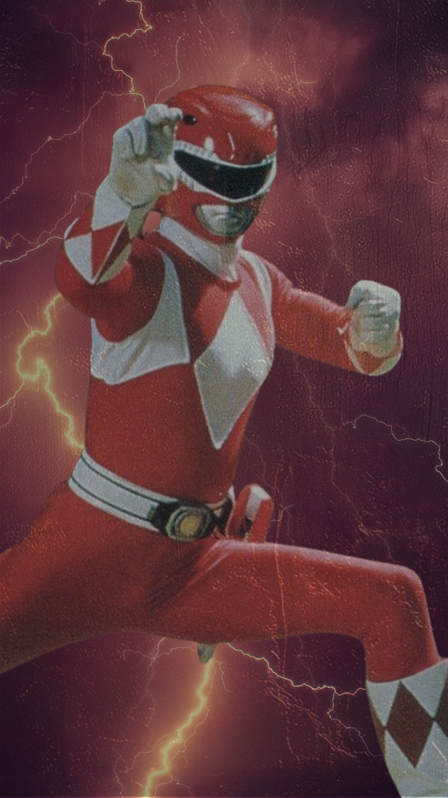 Red Ranger Long Sleeve MMA Rash Guard