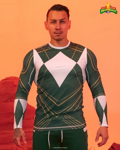 Green Ranger Long Sleeve MMA Rash Guard