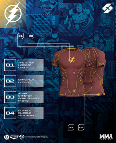FLASH Short Sleeve MMA Rash Guard